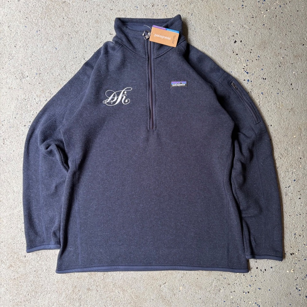 Patagonia Womens Better Sweater 1/4 Zip Fleece New Navy Blue 25618 Large NWT - Picture 1 of 5